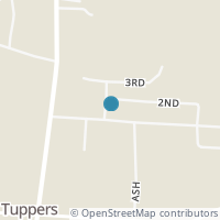 Map location of 42222 Tr 1051, Tuppers Plains OH 45783