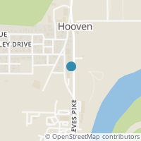 Map location of 102 Washington St, Hooven OH 45033