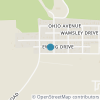 Map location of 103 Monroe Ave, Hooven OH 45033
