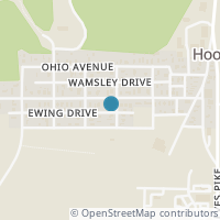 Map location of 107 Jefferson Ave, Hooven OH 45033