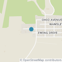 Map location of 9859 Hooven Ave, Hooven OH 45033