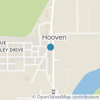 Map location of 214 Chidlaw Ave, Hooven OH 45033