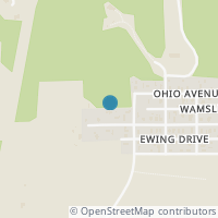 Map location of 9867 Ohio Ave, Hooven OH 45033