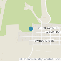 Map location of 9845 Ohio Ave, Hooven OH 45033