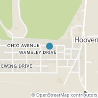 Map location of 207 Ohio Ave, Hooven OH 45033