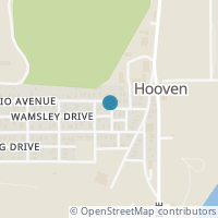 Map location of 113 Ohio Ave, Hooven OH 45033