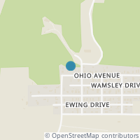 Map location of 9812 Ohio Ave, Hooven OH 45033