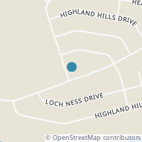 Map location of 6734 Heather Moor Trl, Hillsboro OH 45133