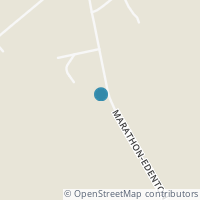 Map location of 6337 Marathon Edenton Rd, Blanchester OH 45107
