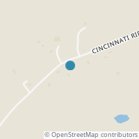 Map location of 27765 Cincinnati Rdg, Coolville OH 45723