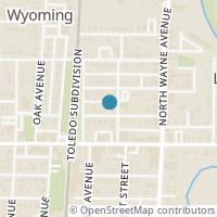 Map location of 706 Walnut St, Wyoming OH 45215
