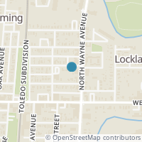 Map location of 611 Maple St, Wyoming OH 45215