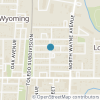 Map location of 702 Maple St, Wyoming OH 45215