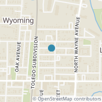 Map location of 708 Maple St, Wyoming OH 45215