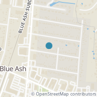 Map location of 4838 Laurel Ave, Blue Ash OH 45242