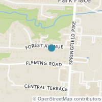 Map location of 39 Forest Ave, Wyoming OH 45215