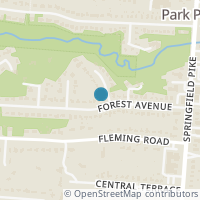 Map location of 106 Forest Ave, Wyoming OH 45215
