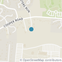 Map location of 9772 Cooper Woods Ct, Blue Ash OH 45241
