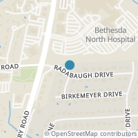 Map location of 10334 Radabaugh Dr, Montgomery OH 45242