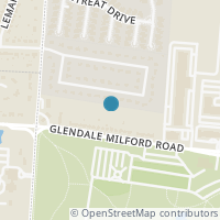 Map location of 4196 Glendale Milford Rd, Blue Ash OH 45242