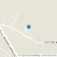 Map location of 20380 Potter Rd, Guysville OH 45735