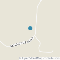 Map location of 5041 Sand Ridge Rd, Guysville OH 45735