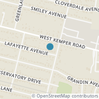 Map location of 510 Lafayette Ave, Springdale OH 45246