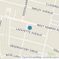 Map location of 544 Lafayette Ave, Springdale OH 45246