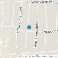 Map location of 6784 Owlwood Dr, Mason OH 45040