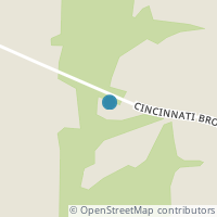 Map location of 5821 Cincinnati Brookville Rd, Okeana OH 45053