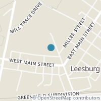 Map location of , Leesburg OH 45135