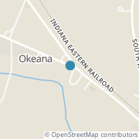 Map location of 6415 Okeana Drewersburg Rd, Okeana OH 45053