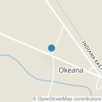 Map location of 6554 Okeana Drewersburg Rd, Okeana OH 45053