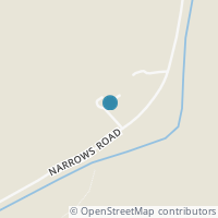 Map location of 26617 Narrows Rd, South Bloomingville OH 43152
