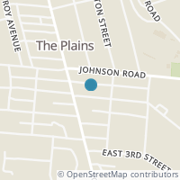 Map location of 4 E 1St St, The Plains OH 45780