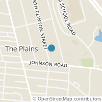 Map location of 9 N Clinton St, The Plains OH 45780