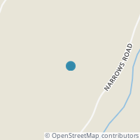 Map location of 25339 Narrows Rd, South Bloomingville OH 43152