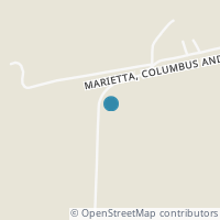 Map location of 705 Barrett South Rd, Vincent OH 45784