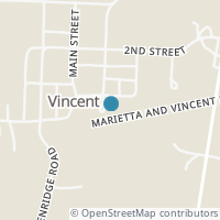 Map location of 154 Church St, Vincent OH 45784