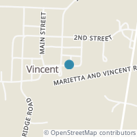 Map location of 150 1St St, Vincent OH 45784