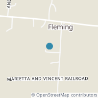 Map location of 4625 Barnett Ridge Rd, Fleming OH 45729