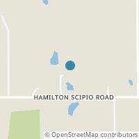 Map location of 6492 Hamilton Scipio Rd, Okeana OH 45053