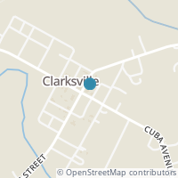 Map location of 11 E Main St, Clarksville OH 45113