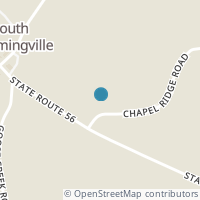 Map location of 23680 Chapel Ridge Rd, South Bloomingville OH 43152