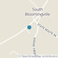 Map location of 23491 State Route 56, South Bloomingville OH 43152
