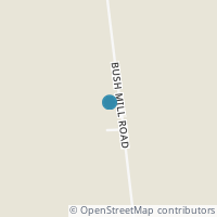 Map location of 5685 Bush Mill Rd, Clarksburg OH 43115