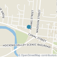 Map location of 345 W Washington St, Nelsonville OH 45764