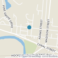 Map location of 419 W Franklin St, Nelsonville OH 45764