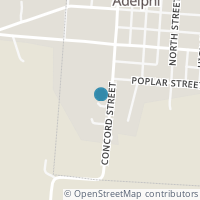 Map location of 19085 Concord St Adj, Adelphi OH 43101