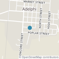 Map location of 19181 Dawson St, Adelphi OH 43101